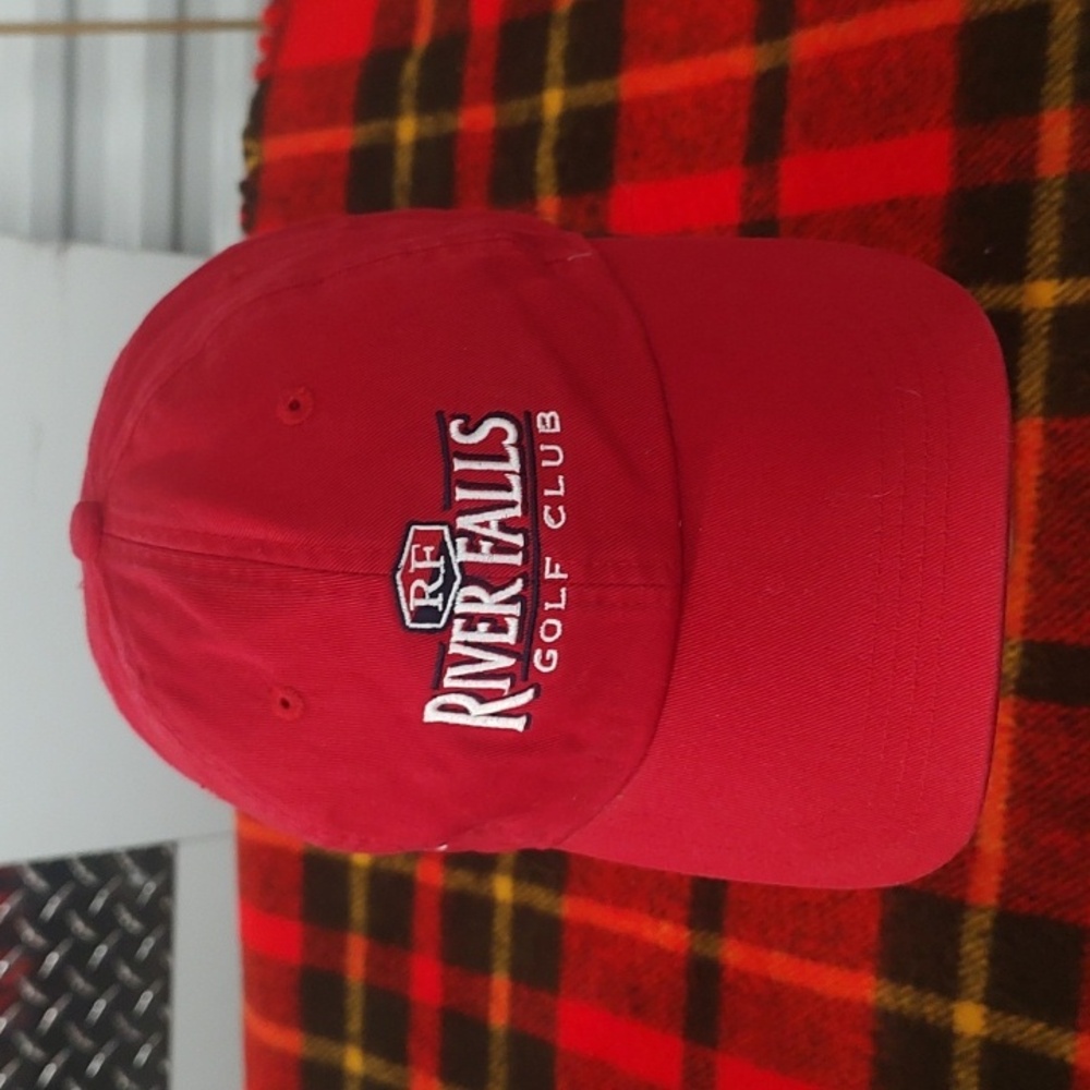 River Falls Golf Club Embroidered Extreme Fit Strap-on Golf Hat Cap